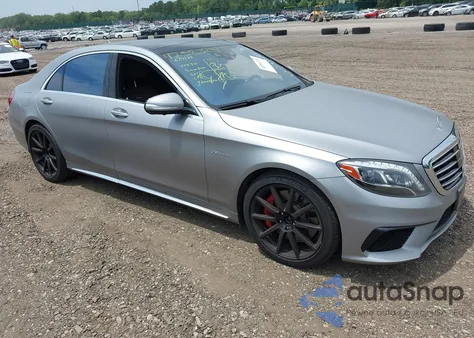 2015 Mercedes-Benz S 63 Amg 4Matic из США, поврежденный, VIN WDDUG7JB1FA192317